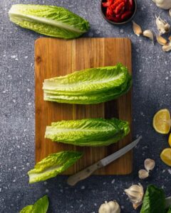 how to cut romaine lettuce