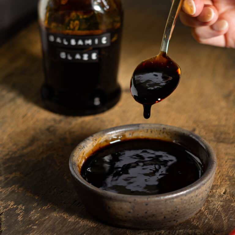 How to Make Balsamic Glaze (without sugar)