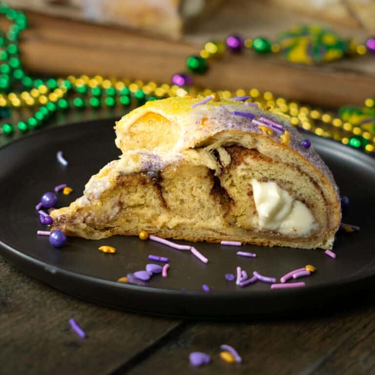 New Orleans Cream Cheese King Cake