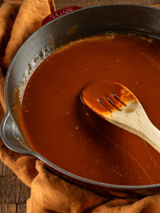 How to Make Dark Roux for Gumbo - Lauren from Scratch