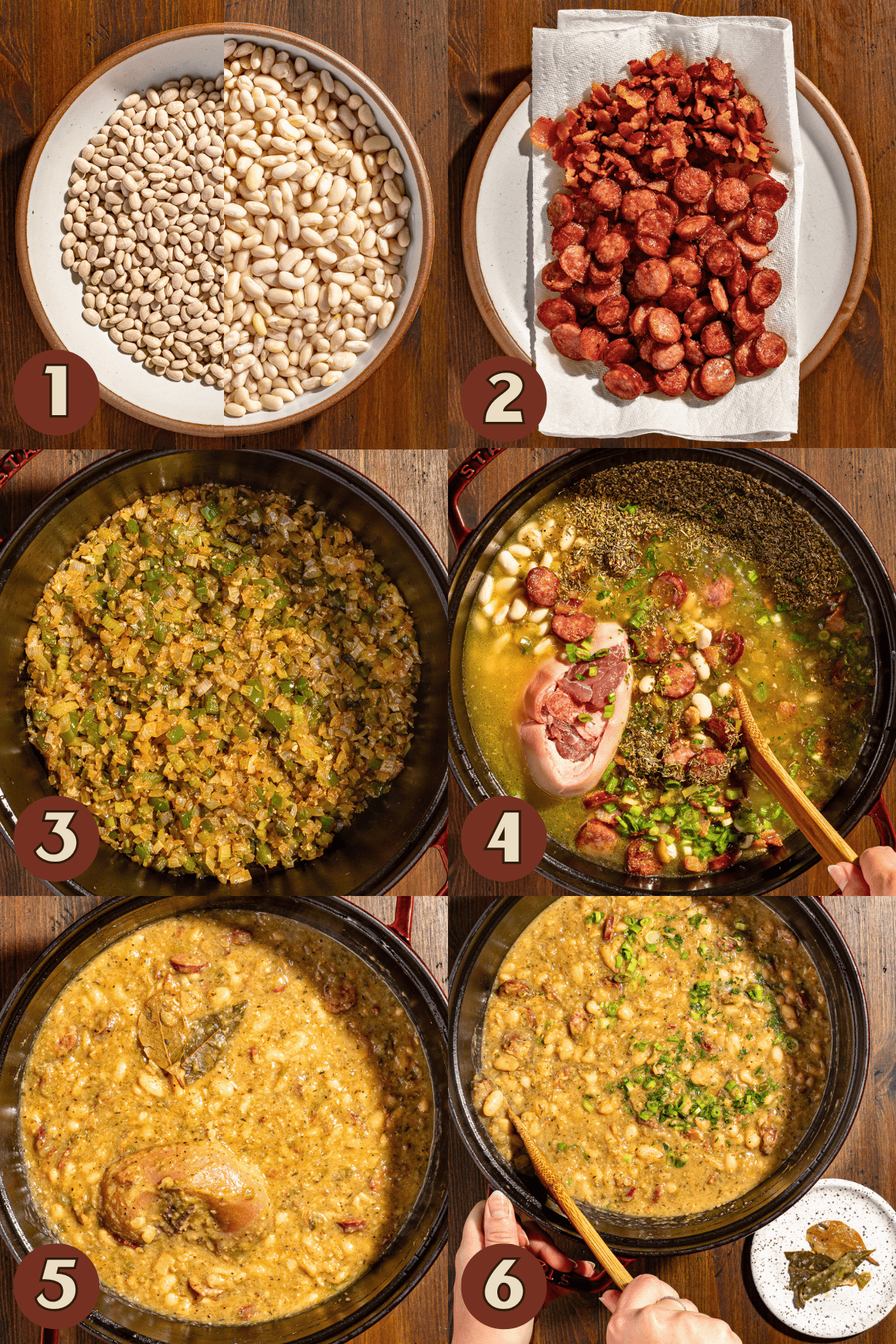 How to make Louisiana white beans.
