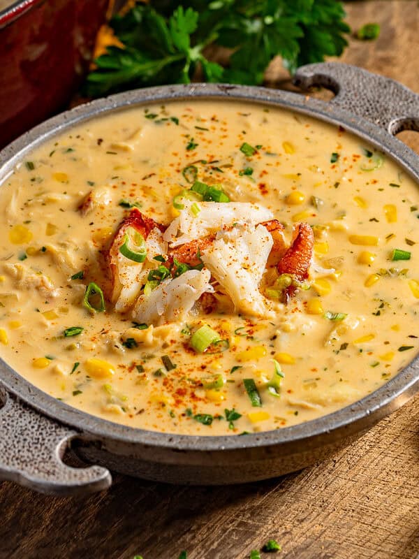 Corn and Crab Bisque