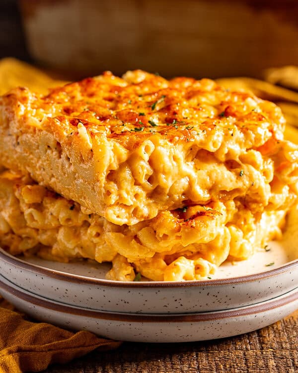 Cajun Baked Mac and Cheese (with Smoked Gouda and Cheddar)
