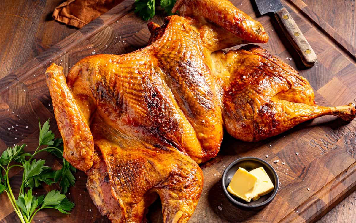 Cajun Spatchcock Turkey (Juicy, Flavorful, and Faster Roasting